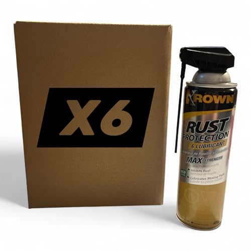 Krown Rust Control, T40, Rust Protection & Lubricant, Corrosion Protection, Metal Surface Penetrent, Marine, Home, Industrial 14oz (6)