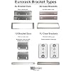 3U Eurorack Bracket Ears, 104HP Rails, Threaded Nut Strips by Synthrotek