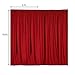 BalsaCircle 10 ft x 10 ft Red Polyester Photography Backdrop Drapes Curtains Panels - Wedding Decorations Home Party Reception Supplies