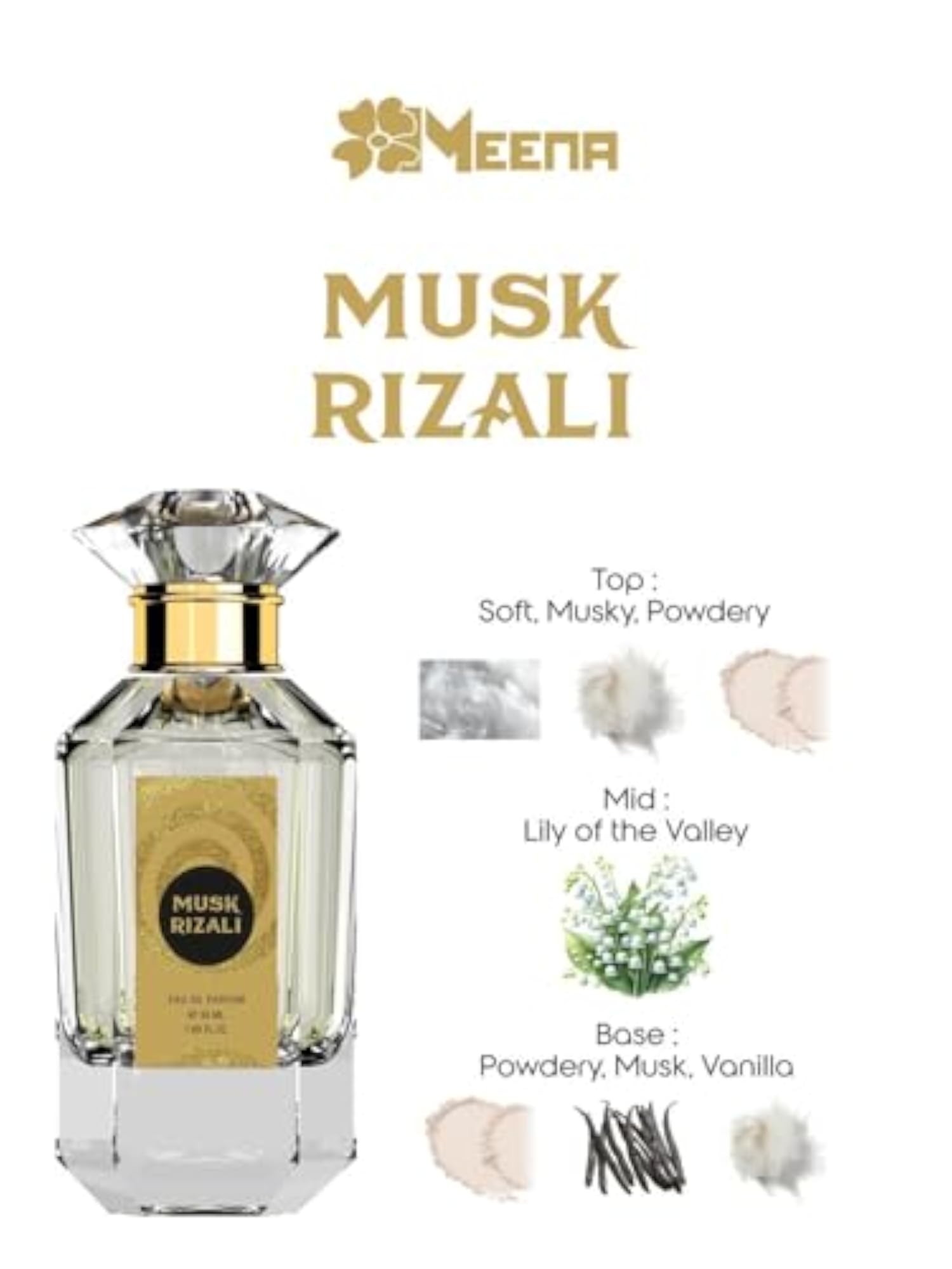 Musk Rizali Eau De Parfum, 50ML