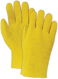 SHOWA Coated Gloves, S, Yellow, PR
