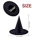 Sombrero de bruja unisex accesorio de disfraz de la torre Eiffel 3D...