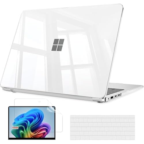 B BELK Case for Microsoft Surface Laptop 13.8 inch Touchscreen 2024, Clear