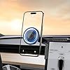 Tesla Phone Mount, [Strong Magnets & Super Stable ] Tesla Phone Holder Model 3/Y Accessories for Tesla Screen, for Magsafe Car Mount Can Be Adjusted 360° fits iPhone 15 14 13 12 Pro Max (TeslaMOUNT 1)