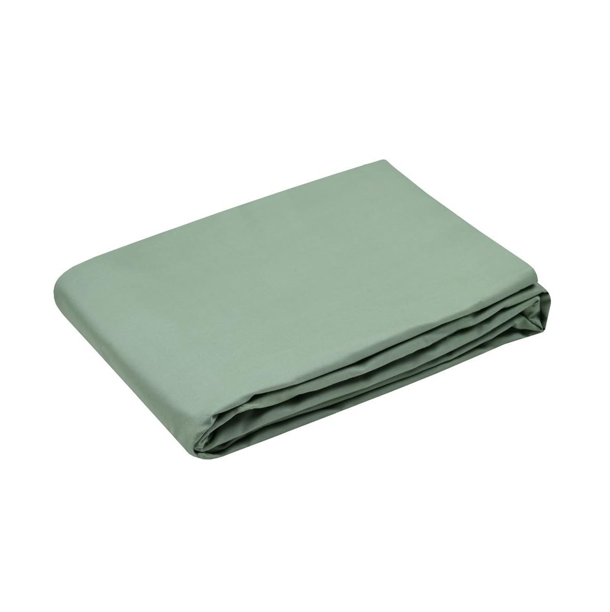 Housse de couette percale de coton 260x240 cm Elysée Vert qualité luxe