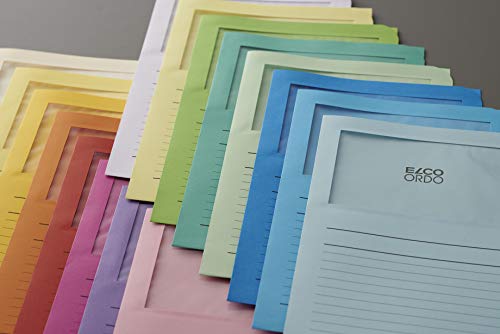 Elco Ordo "Classico" Chemises à fenêtre – 5 x 2 couleurs assorties - lot de 10 – vue 6