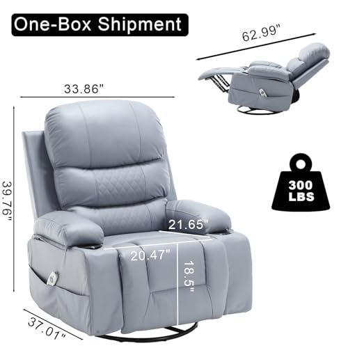 Sillón eléctrico reclinable con tapizado antideslizante miniatura 2