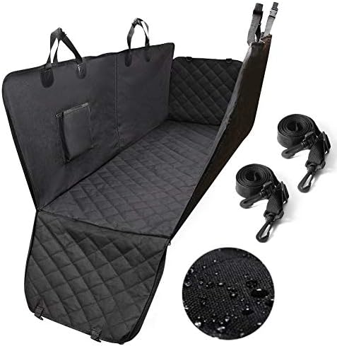 Dog Car Seat Cover for Back Seat, Back Seat Cover for Dogs with Mesh Window, 100% Waterproof Car Seat Covers for Dogs, Scratchproof Dog Seat Cover/Pet Seat Protector, Dog Hammock for Car/SUVs/Trucks