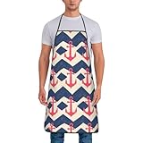 Facile à nettoyer et à entretenir : imprimé ancre rose en machine lavable ou lavable à la main. Utilisez-le en toute confiance comme tablier de cuisine ou tablier de chef, sachant qu'il résistera au fil du temps grâce à une utilisation répétée : un tablier imperméable essentiel pour les routines quotidiennes