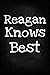 Produktbild Reagan Knows Best: Unique Personalized Journal Gift for Reagan, Lined Notebook to Write in, Diary with Inspiring Words, Special Present for Reagan (Cute Gifts, Band 419)