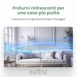 PURIVITA® Detergente Lavapavimenti Concentrato [3x1L] - Detergente per tergivetro ad umido e detergenti per pavimenti - detergente per la pulizia a secco dei pavimenti - non contiene schiumogeni