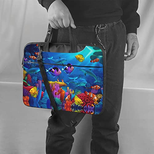 Bolsa para portátil con diseño de peces coloridos miniatura 2