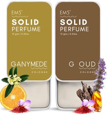 EM5 Ganymede & G Oud Solid Perfume Set of 2 | Alcohol Free | Long Lasting
