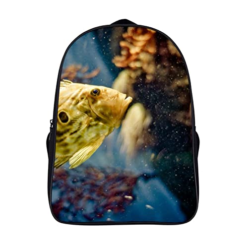 Sac à dos école poisson cool relief 3D mode adolescent