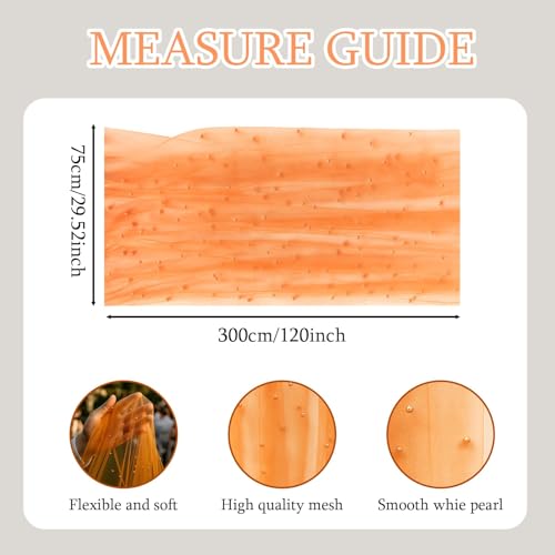 Orange Table Runner, Autumn Table Cloth, Cheese Cloth Table Runners for Fall Decor, 75x300 Cm Orange Sheer Table Runner for Birthday Party, Holiday Dining Table Decor, Seasonal Home Decoration - Cosy Home Interiors Orange Table Runner, Autumn Table Cloth, Cheese Cloth Table Runners for Fall Decor, 75x300 Cm Orange Sheer Table Runner for Birthday Party, Holiday Dining Table Decor, Seasonal Home Decoration - Image 2