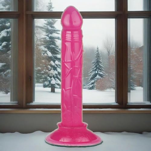 Rosa Mini Artículo De Silicona Realista Para Acariciar Con Base Para Principiantes, Mujeres Para Jugar(5.31 inches)-Genérico KHP9o