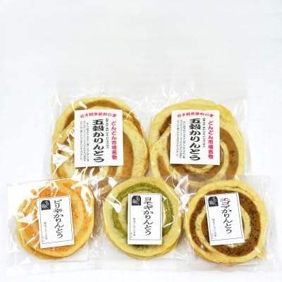 岩手県産100%雑穀入り まるい かりんとう とまらない美味しさ4種セット 全17枚入 軽米町