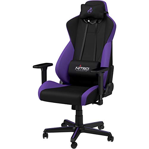 NITRO CONCEPTS S300 Gamingstuhl - Ergonomischer Bürostuhl Schreibtischstuhl Chefsessel Bürostuhl...