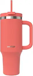 Copo Térmico com Canudo Streeterville 1,18L - Coral