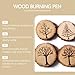 Pilipane Wood Burning Marker Pen Set 6 Pcs Pyrography Scorch Markers for Wood Art Projects Crafts Easy to Use Safe Material Multi Surface Compatibility