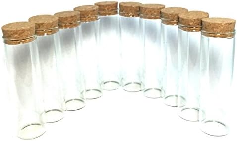 Amazon コルク瓶 ガラス瓶 コルク栓 おしゃれ アンティーク ガラス ボトル 容器 ふた付き 10cm 3cm 10個セット 保存容器 キャニスター オンライン通販
