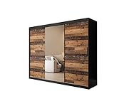 lustre chambre fille conforama 💎 Décor/Couleur: Corps: Noir mat, Façades: Style ancien/imitation de planches + miroir, Poignées noires, Miroir en verre, L'aspect des vieilles planches