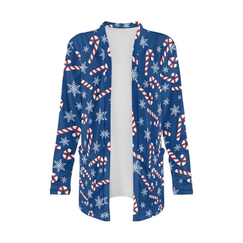 Image of Women's Lightweight Cardigans with Pockets Trendy Long Sleeve Open Front Cardigan Casual Tops Jackets Fall Oufits S-2XL