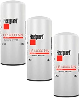 Fleetguard LF14000NN (Upgrade of LF9080) Oil Filter (Pack of 3)