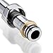 Favorpo 8 Inch Gooseneck Commercial Sink Faucet Swivel Spout Replacement Stainless Steel Add on Swing Nozzle Replacement Kit for 1 or 2 Bay Compartment Sinks Chrome Finish (G 3/4