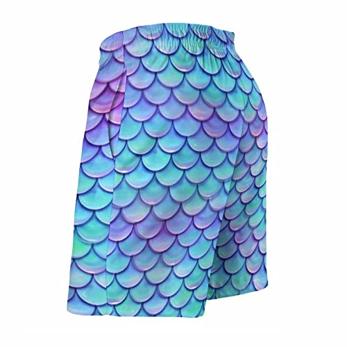 Men's Summer Quick Dry Swim Trunks Mermaid Beach Board Shorts Bathing Suits4