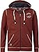 Produktbild Jan Vanderstorm Herren Sweatjacke Jokora rot 5XL (XXXXXL) - 72/74