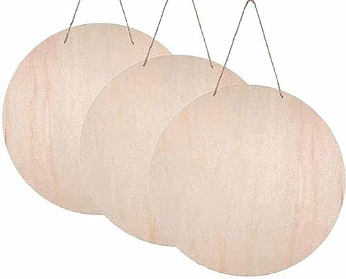 Asbwuo Wood Round Sign Rustic Wall Decor Summer Ladybug Sign, Ladybug Wreath Sign Round Signs Decor Wall Art Posters Gifts For Door Plaque Home Bars Clubs Cafes, 8X8 Inch #TOP1