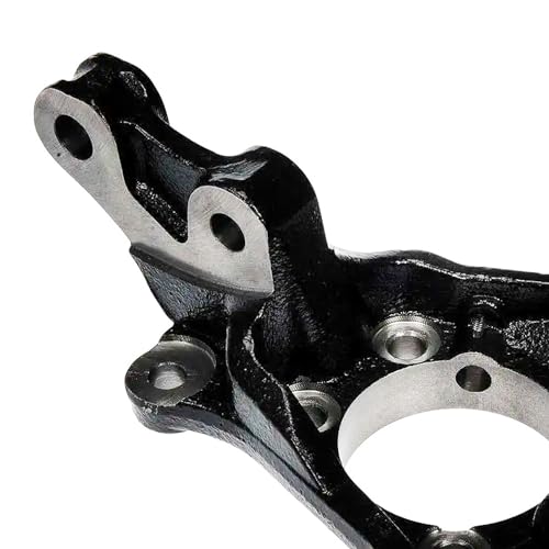 Image of Detroit Axle - Front Left Steering Knuckle for Subaru Forester Impreza XV Crosstrek WRX STI Driver Side Steering Knuckle Assembly Replacement
