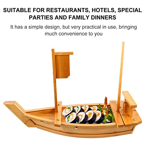 Vassoio da portata a forma di un sushi Boots in legno naturale per sushi giapponese sashimi piatto in legno con frutti di mare per matrimoni banchetti