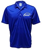 5-Star Rideshare Driver Performance Polo, Reflective Design, Moisture Wicking, Royal Shirt