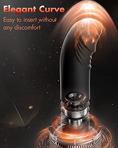 G Spot Vibrator Dildo - Soft Silicone Rose Sex Toys Vibrators With 10 Powerful Vibration & 3 Thrusting Modes Personal Massagers For Clitoral Stimulation, Adult Sex Toys For Women Mens Pleasure Black #TOP4