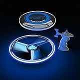 TOSY Patented Boomerang - 3 Super Bright LEDs, Rechargeable, Auto Light Up, Launcher & Flying Disc/Frisbee Included, Perfect Outdoor Games, Birthday & Camping Gift for Men/Boys/Teens/Kids