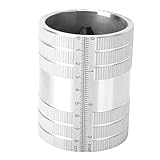 ASHATA Innen-Außenrohr-Reibahle, 48 Schneidklingen für Kupfer-Edelstahl-Aluminium-Messing-Kunststoffrohre, mit Zölligen Metrischen Doppelskalen, für die Herstellung von