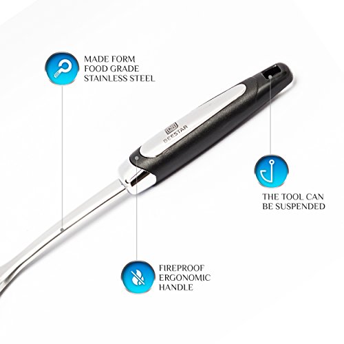 Stainless Steel Kitchen Utensil Set - 9 Piece Best Kitchen Gadgets Tool Gift - Cooking Utensils Cookware Set With Spatula By Beestar #TOP7