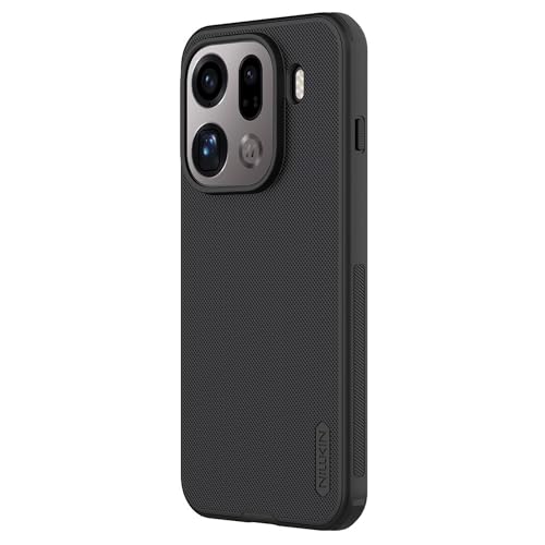 Image of Nillkin Case for Oppo Find X9 Pro (6.78 inch Inch) Super Frosted Shield Pro Magnetic Hard Back Soft Border (PC + TPU) Cover Raised Bezel Camera Protect Black Color