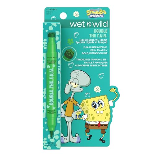 wet n wild Spongebob Double The F.U.N. Liquid Eyeliner & Stamp - Party's Here