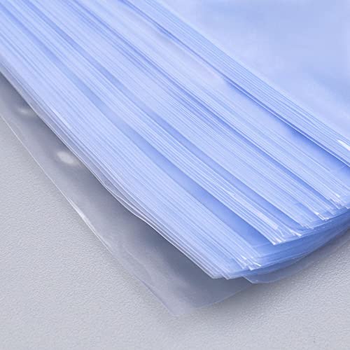 eMagTech 300x Schrumpffolienbeutel Transparente Heißsiegelbeutel PVC-Verpackungsfolie Verpacken von Seifen Kerzen Geschenken Fernbedienungen, 15 X 10 Cm