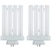 Ciata Lighting 27W FML 4-Pin Quad Tube GX10Q-4 6500K Daylight Compact Fluorescent Bulb 2 Pack