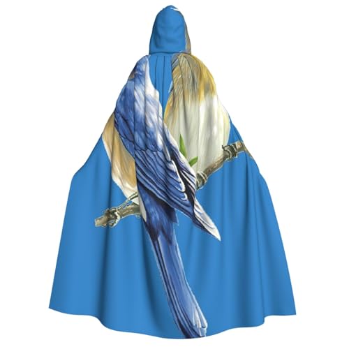 Cape à capuche oiseau unisexe pour un déguisement réussi et confortable
