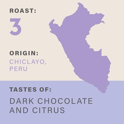 Grumpy Mule Peru Café Feminino Organic (Ground Coffee) with notes of Dark Chocolate and Citrus 200g