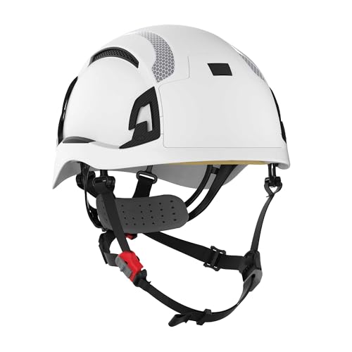 JSP EVO ALTA Dualswitch Safety Helmet Wheel Ratchet Vented White CR2 (ARD170-400-100)