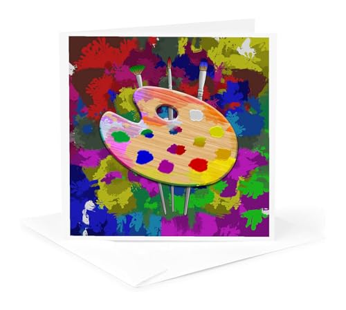 Artist Palette Greeting Card