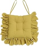 Antidérapant : les coussins d'assise sont dotés de deux attaches pour s'adapter à la plupart des dossiers de chaises. Fixez-les au tabouret sans risque de glissement, pour une expérience luxueuse et relaxante.