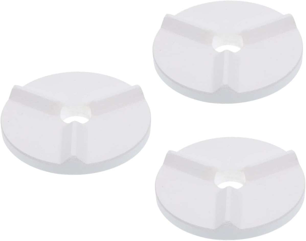 TOPPERFUN 3pcs Refractory Pottery Mat for Firing Base Glazing Tool for Ceramics Compact Design for Pottery Enthusiasts