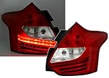 Ausführung: LED, Klarglas Rot - Weiß